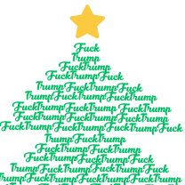 F*** Trump Christmas Holiday Mug- Green