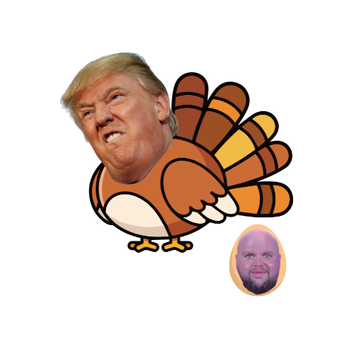 Trump/Vance Turkey Meme Unisex Sweatshirt